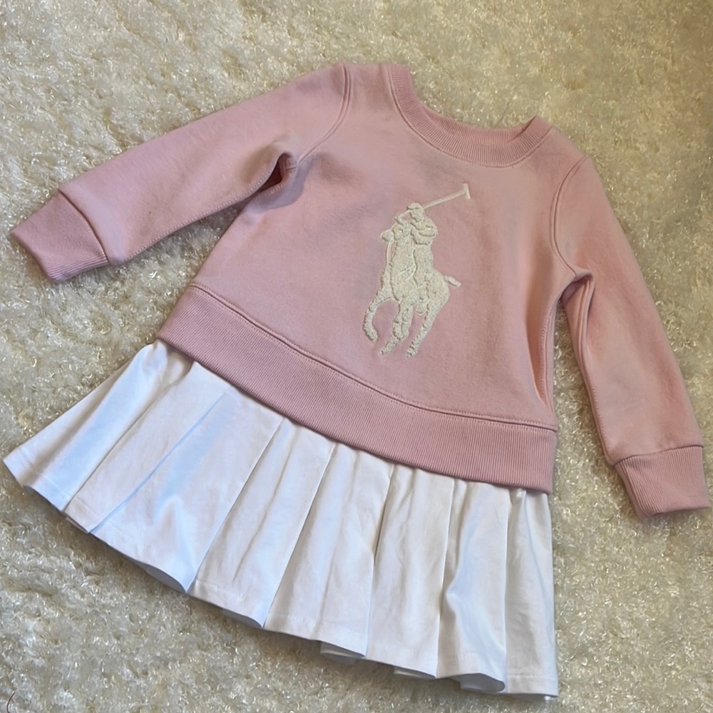 Ralph Lauren girls sweater dress. Size 2T.
